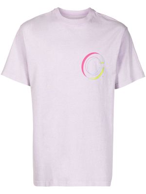 CLOT Globe Logo short-sleeve T-shirt - Purple