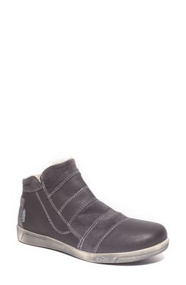 CLOUD Accalia Wool Lined Ankle Boot in Velvet Dark Grey 