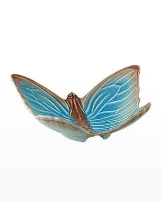 "Cloudy Butterflies" Fruit Bowl by Claudia Schiffer, 16"
