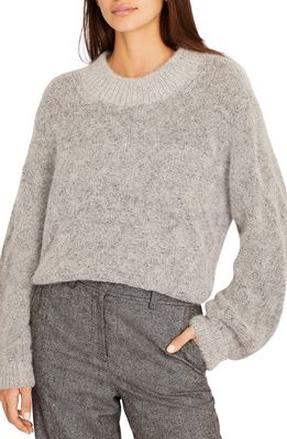 Club Monaco Alpaca Blend Sweater in Medium Heather Grey/Gris