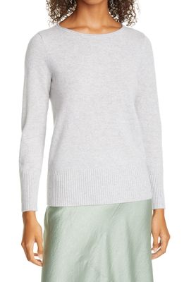 Club Monaco Essential Cashmere Sweater in Light Heather Grey