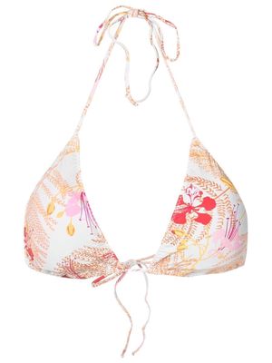Clube Bossa Aava floral-print bikini-top - Neutrals