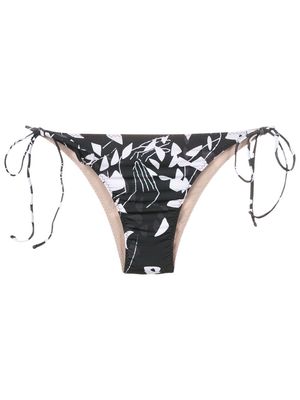 Clube Bossa abstract-pattern stretch bikini-bottoms - Black