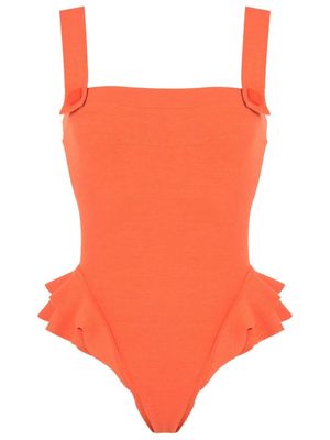 Clube Bossa Barres one-piece swimsuit - Orange