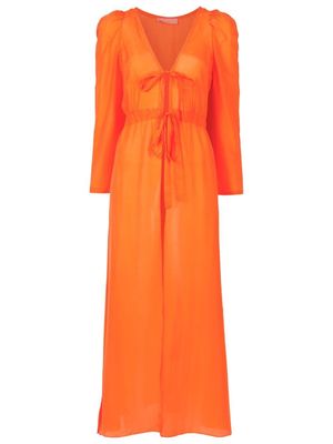 Clube Bossa Darina front-slit dress - Orange