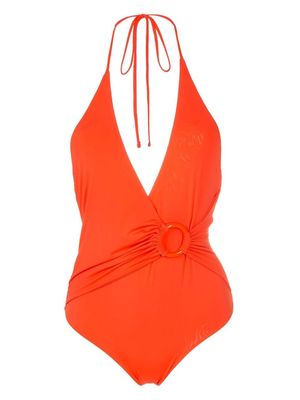 Clube Bossa Davis ring-embellished swimsuit - Orange