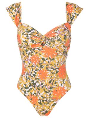 Clube Bossa floral-print swimsuit - Orange