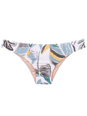 Clube Bossa leaf-print bikini-bottoms - Neutrals