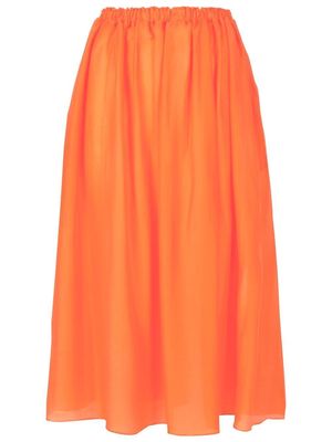 Clube Bossa Pavlova high-waist midi skirt - Orange