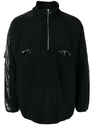Cmmn Swdn furry sweatshirt - Black