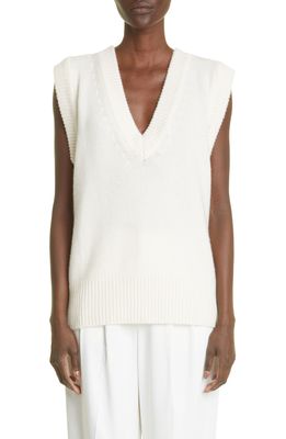 CO Cashmere Sweater Vest in 110 Ivory