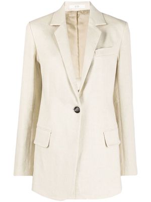 Co fitted single-breasted suit blazer - Neutrals