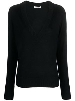 Co V-neck knitted cashmere jumper - Black