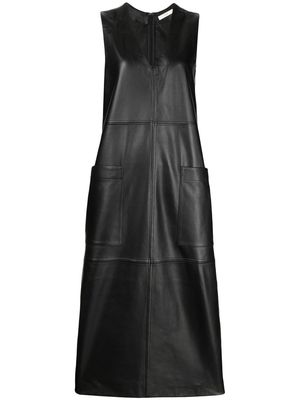 Co V-neck sleeveless midi dress - Black