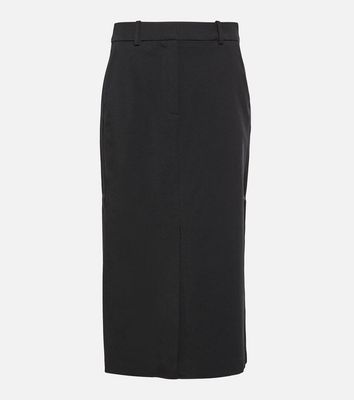 CO Wool-blend pencil skirt