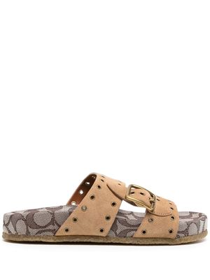 Coach Ally suede sandals - Brown