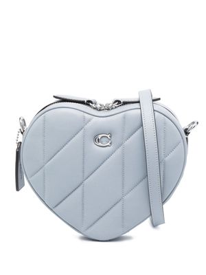 Coach Heart quilted crossbody bag - Blue