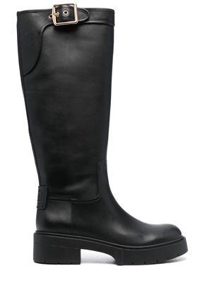 Coach knee-length buckle boots - Black