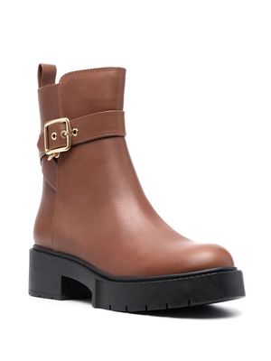 Coach Lacey leather ankle boots - Brown
