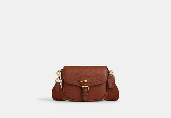 Coach Outlet Amelia Small Saddle Bag - Brown
