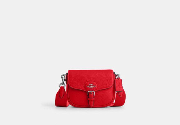 Coach Outlet Amelia Small Saddle Bag - Red