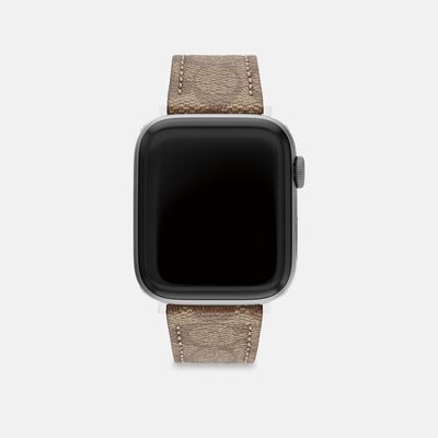 Coach Outlet Apple Watch® Strap, 42 Mm And 44 Mm - Beige