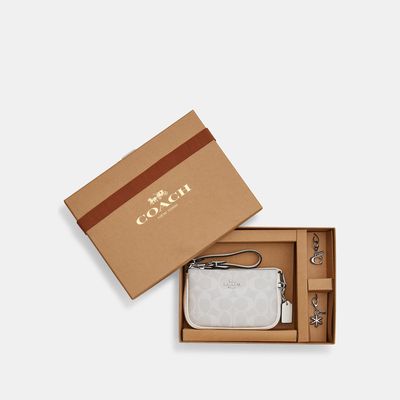 Coach Outlet Boxed Nolita 15 In Signature Canvas - White