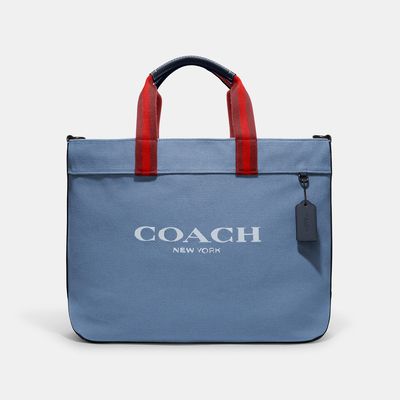 Coach Outlet Canvas Tote 38 - Blue