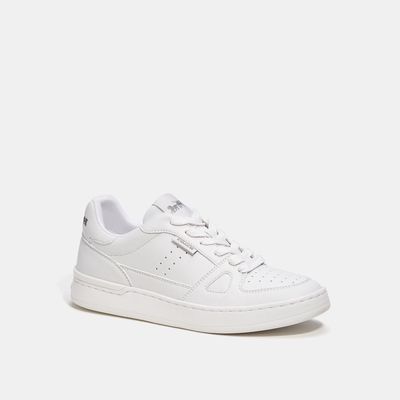 Coach Outlet Clip Court Low Top Sneaker - White
