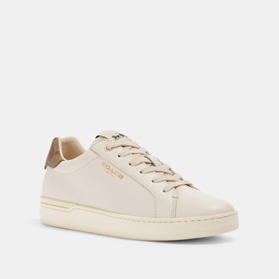 Coach Outlet Clip Low Top Sneaker - White