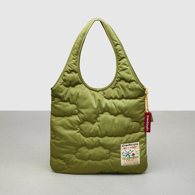 Coach Outlet Coachtopia Loop Quilted Cloud Tote - Green