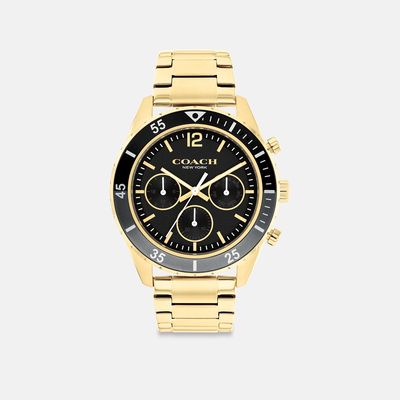 Coach Outlet Cole Watch, 44 Mm - Yellow