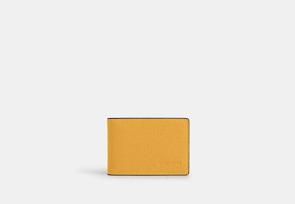 Coach Outlet Compact Billfold In Colorblock - Multi