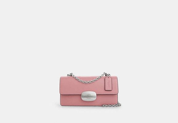 Coach Outlet Eliza Flap Crossbody Bag - Pink