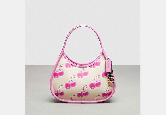 Coach Outlet Ergo Bag With Cherry Print - White