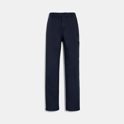 Coach Outlet Flat Front Chinos - Blue