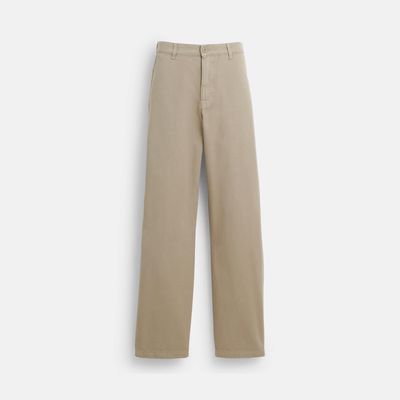 Coach Outlet Garment Dye Chino Pants - Beige