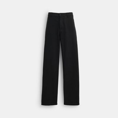 Coach Outlet Garment Dye Chino Pants - Black