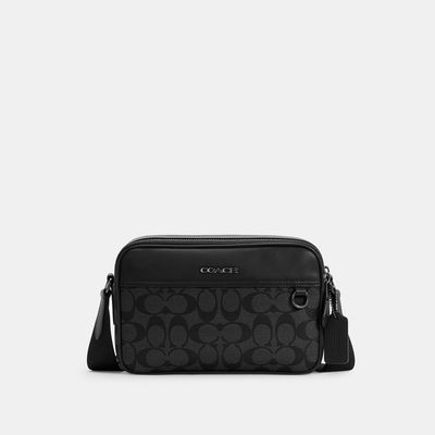 Coach Outlet Graham Crossbody In Signature Canvas - Black