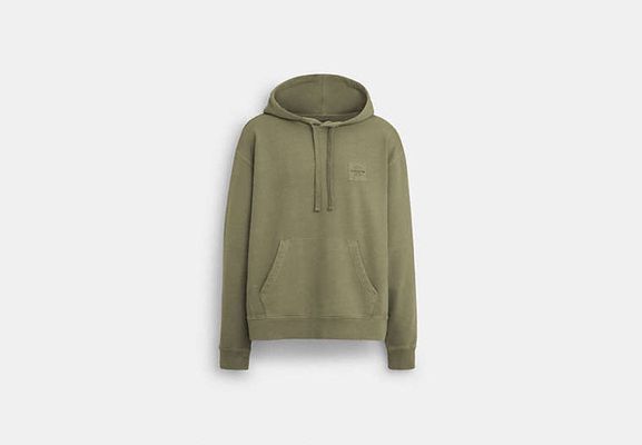 Coach Outlet Hoodie In Organic Cotton - Green
