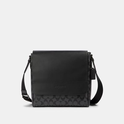 Coach Outlet Houston Map Bag In Signature Canvas - Black