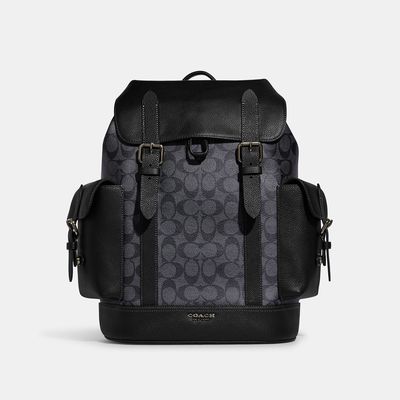 Coach Outlet Hudson Backpack In Signature Canvas - Multi