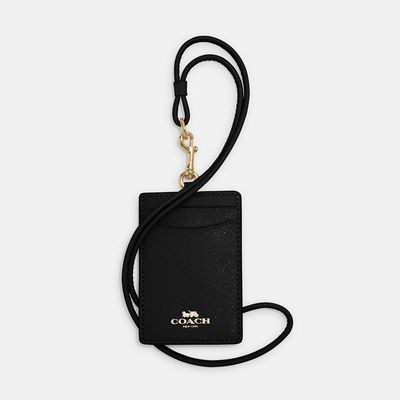 Coach Outlet Id Lanyard - Black