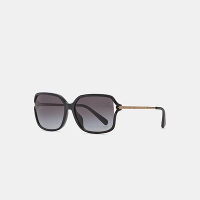 Coach Outlet Metal Open Frame Sunglasses - Black