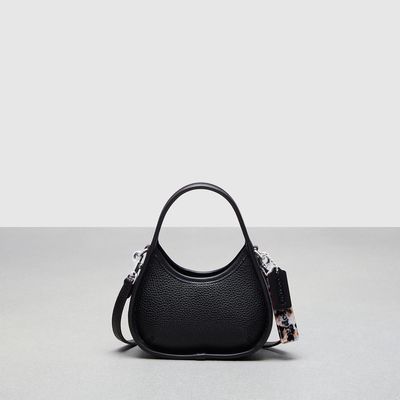 Coach Outlet Mini Ergo Bag With Crossbody Strap In Coachtopia Leather - Black