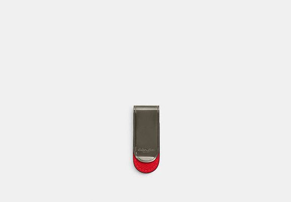 Coach Outlet Money Clip - Red