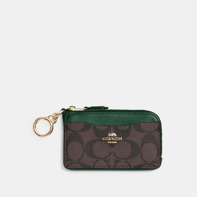 Coach Outlet Multifunction Card Case In Signature Canvas - Multi