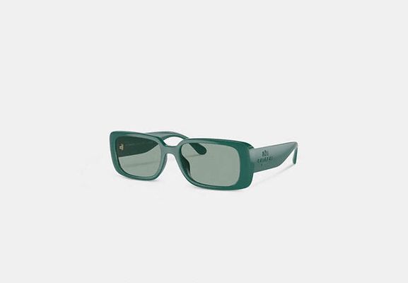 Coach Outlet Narrow Rectangle Sunglasses - Green