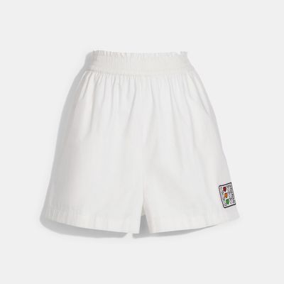 Coach Outlet Patch Shorts - White