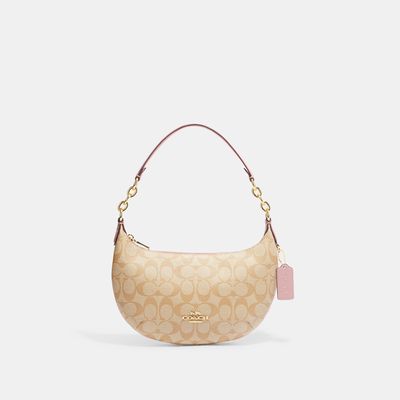 Coach Outlet Payton Hobo In Signature Canvas - Beige